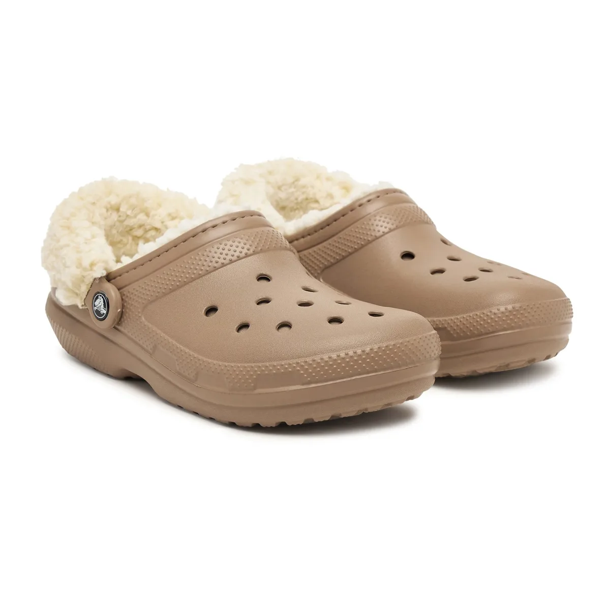Κλασσικά  ανατομικά σαμπό clog με γούνα Crocs απο καουτσούκ Mushroom