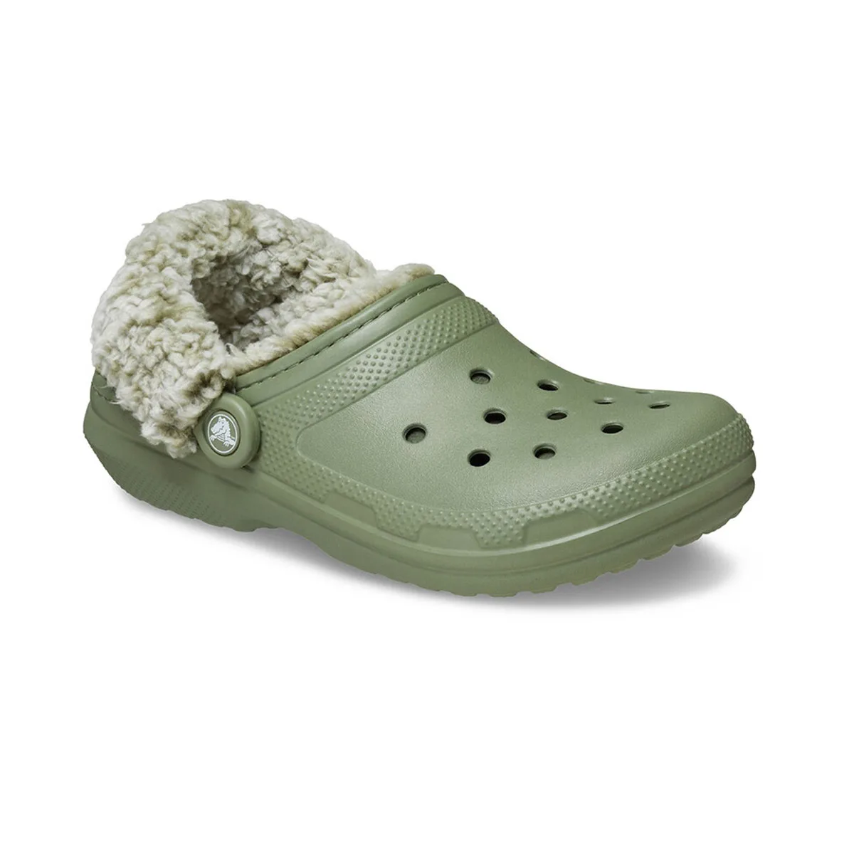 Κλασσικά  ανατομικά σαμπό clog με γούνα Crocs απο καουτσούκ Cargo