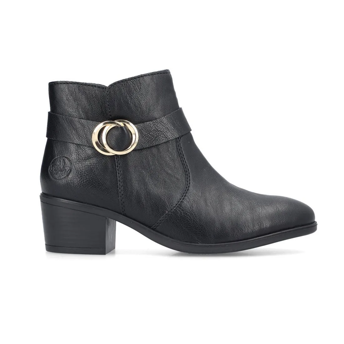 Ανατομικά Comfort angle boot μποτάκια της RIEKER - μαύρο