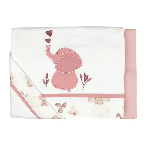 Baby Star Σεντόνια κούνιας 3τμχ ELEPHANT