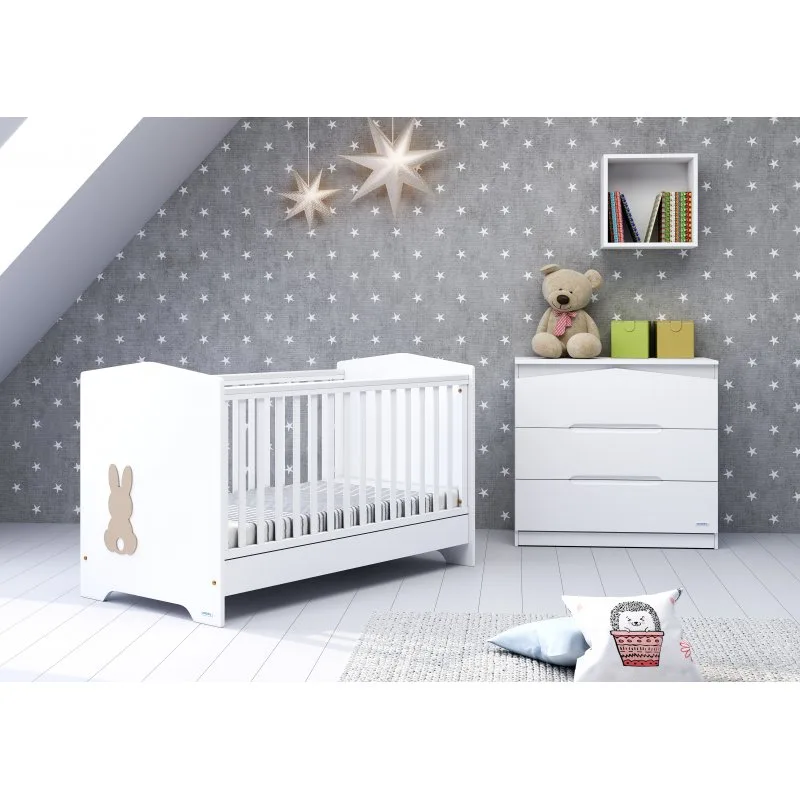 Casababy Rabbit βρεφικό κρεβάτι μετατρεπόμενο σε προεφηβικό
