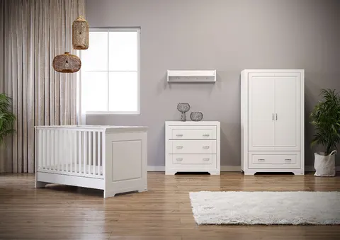 Casababy York  βρεφικό σετ δωματίου κρεβάτι και σιφονιέρα