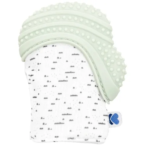 Kikka Boo Γάντι οδοντοφυΐας Μασητικό Σιλικόνης Silicone Savanna Mint