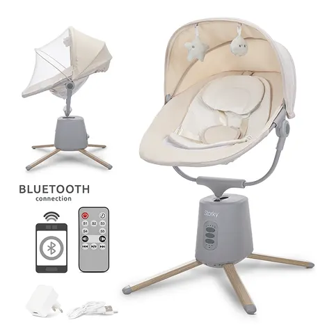 Lorelli Ηλεκτρική Κούνια  STORKY Beige