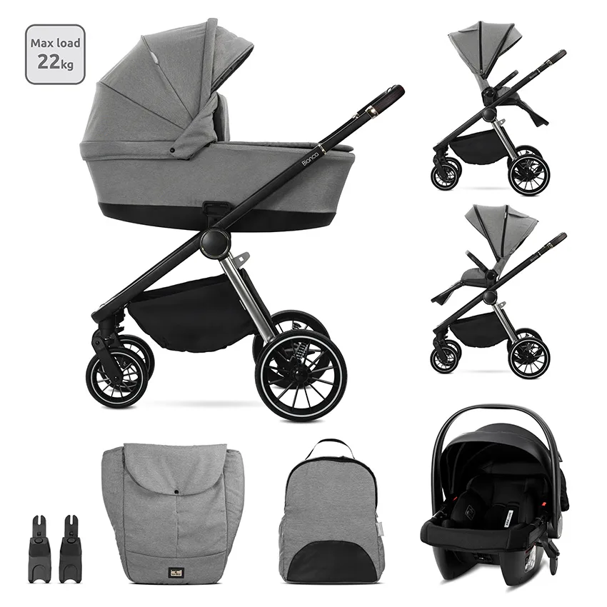 LORELLI Πολυκαρότσι BIANCA 3in1 Grey