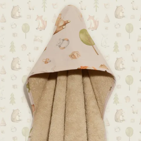 OLIVER BABY Μπουρνούζι κάπα 75×75 100% βαμβάκι 450 γρμ/τμ Des.428