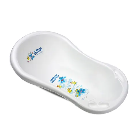 Αντιολισθητική μπανιέρα THE SMURFS  με τάπα 84 cm
