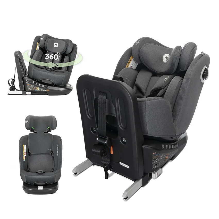 Κάθισμα αυτοκινήτου AURIGA i-Size 40-150cm Grey ISOFIX 360 Anti Rebound Bar