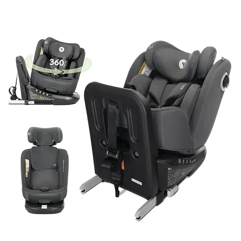 Κάθισμα αυτοκινήτου AURIGA i-Size 40-150cm Grey ISOFIX 360 Anti Rebound Bar