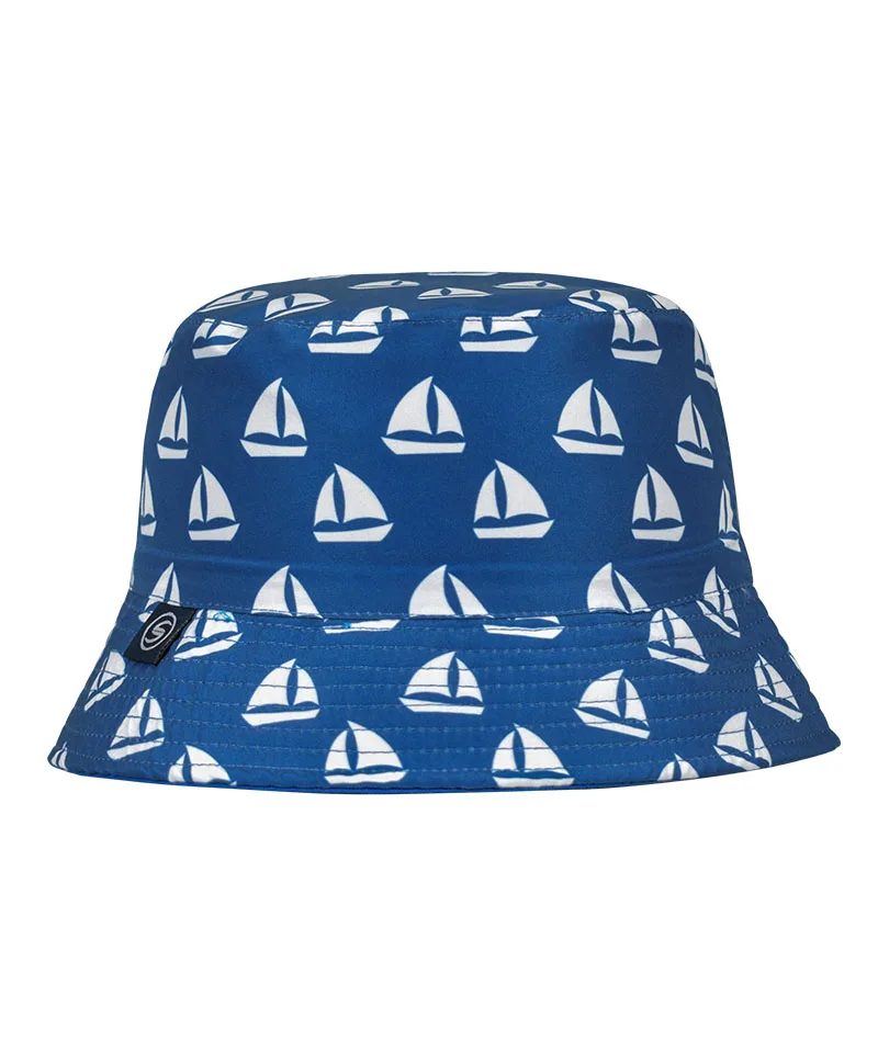 Καπέλο κώνος παιδικό boats blue