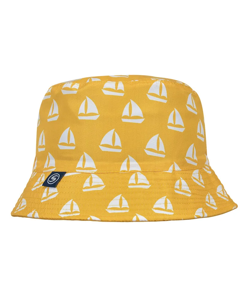 Καπέλο κώνος παιδικό boats yellow