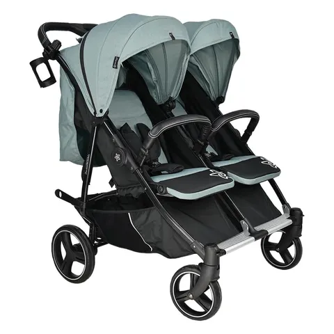 Καρότσι Διδύμων Double Trouble Petrol  Bebe Stars 7901-184