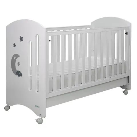 Κρεβάτι Azure White Bebe Stars 450-02