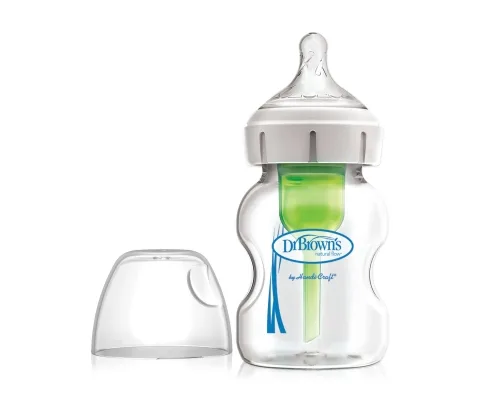 Μπιμπερό Γυάλινο Options+ Με Φαρδύ Λαιμό 150ml DrBrowns