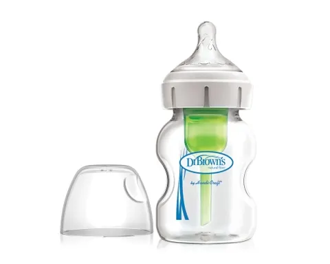 Μπιμπερό Γυάλινο Options+ Με Φαρδύ Λαιμό 150ml DrBrowns