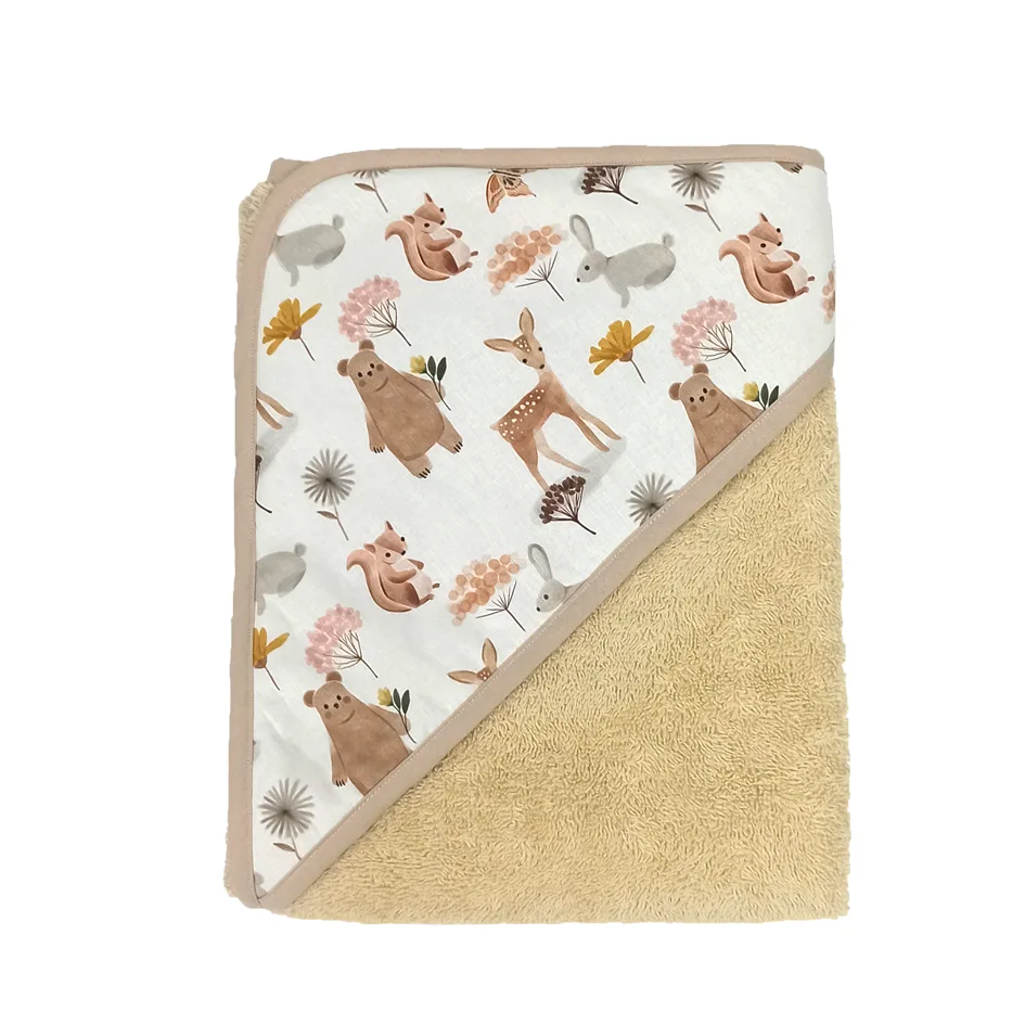 Μπουρνούζι Τρίγωνο Forest Friends  Baby Star