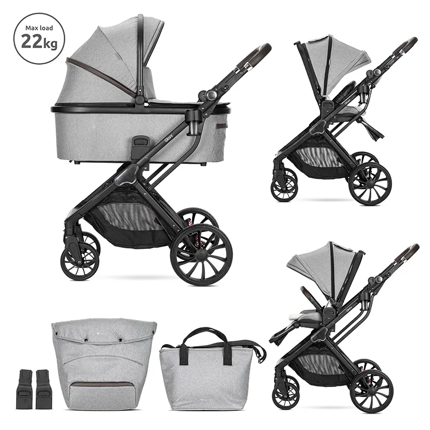 Παιδικό καρότσι GLORY Lorelli 2in1 Grey