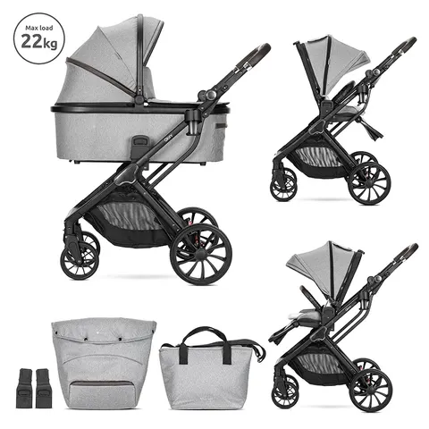 Παιδικό καρότσι GLORY Lorelli 2in1 Grey