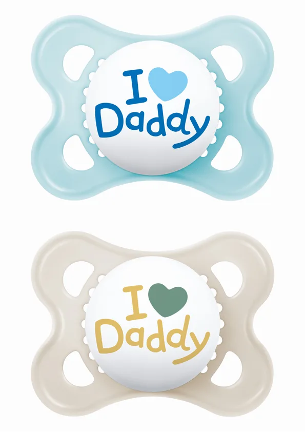 Πιπίλα Ι Love Mummy & Daddy Σιλικόνης 2-6 μηνών
