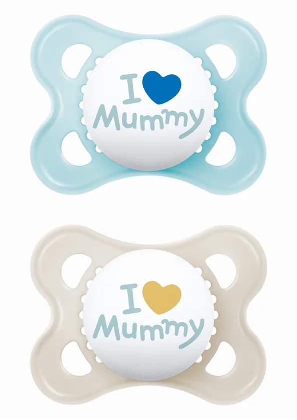 Πιπίλα Ι Love Mummy & Daddy Σιλικόνης 2-6 μηνών