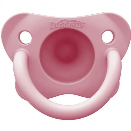 Πιπίλα Όλο Σιλικόνη 0m+ Pink DrBrowns