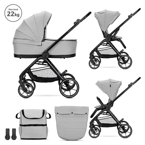 Πολυκαρότσι 2 σε 1 Venice Lorelli Grey