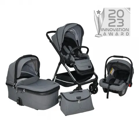 ΠΟΛΥΚΑΡΟΤΣΙ NAMMOS 3 IN 1 Grey Bebe Stars