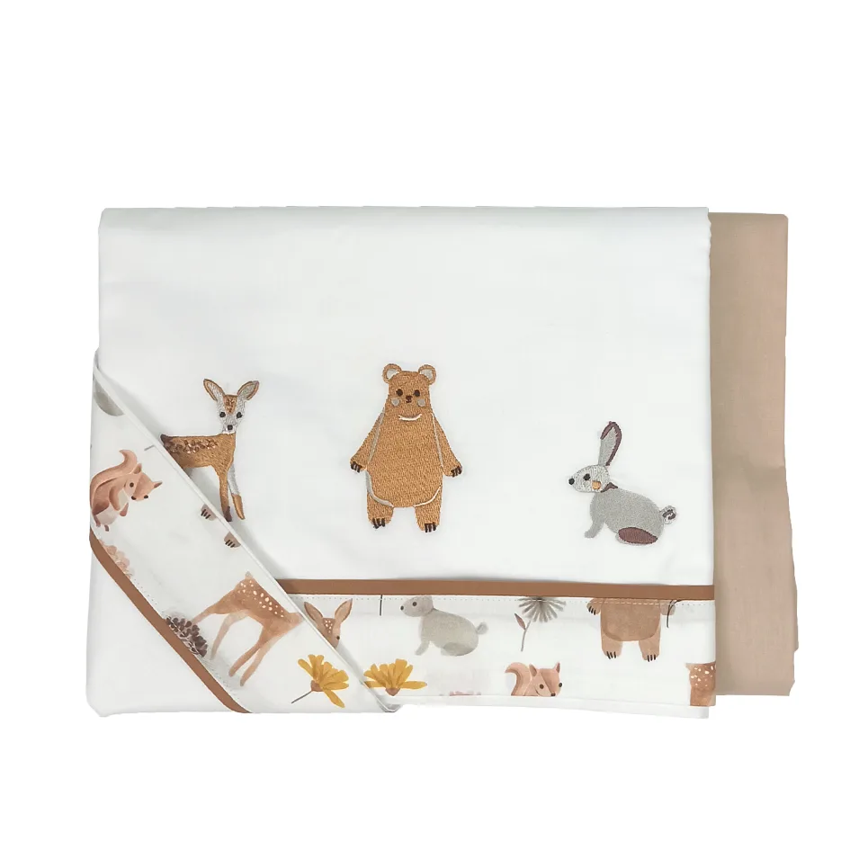 Σεντόνια Κούνιας Forest Friends Baby Star