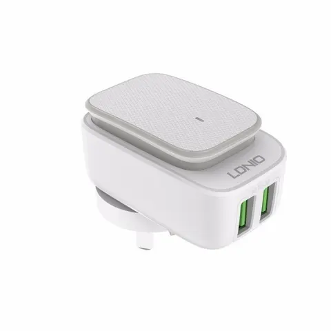 Φορτιστής 2 Εξόδων USB  και Φωτάκι Νυκτός Αφής