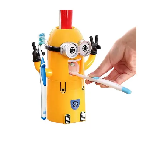 Αυτόματος Διανομέας Οδοντόκρεμας με Βάση για 2 Οδοντόβουρτσες