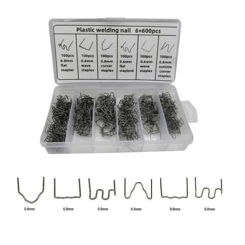 Σύρματα Συγκόλλησης Πλαστικών 0,6 mm, 0,8 mm 600τμχ.