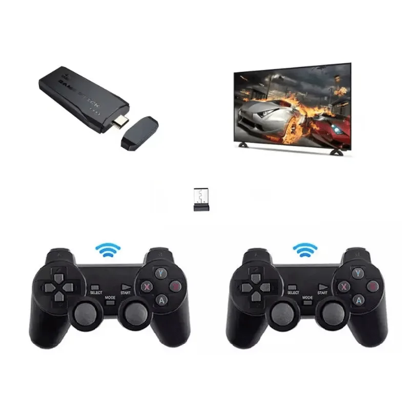 Ηλεκτρονική Παιδική Ρετρό Κονσόλα 4K Ultra HD Game Stick