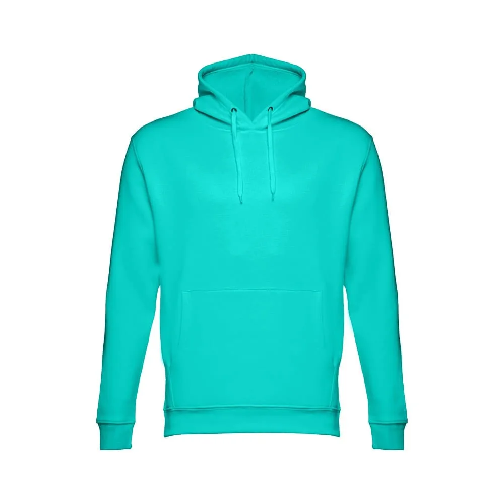 THC PHOENIX. Φούτερ (unisex) με κουκούλα από βαμβάκι και πολυεστέρα - xs, τυρκουάζ-πράσινο - pa_μέγεθος: xs, pa_χρώματα: τυρκουάζ-πράσινο