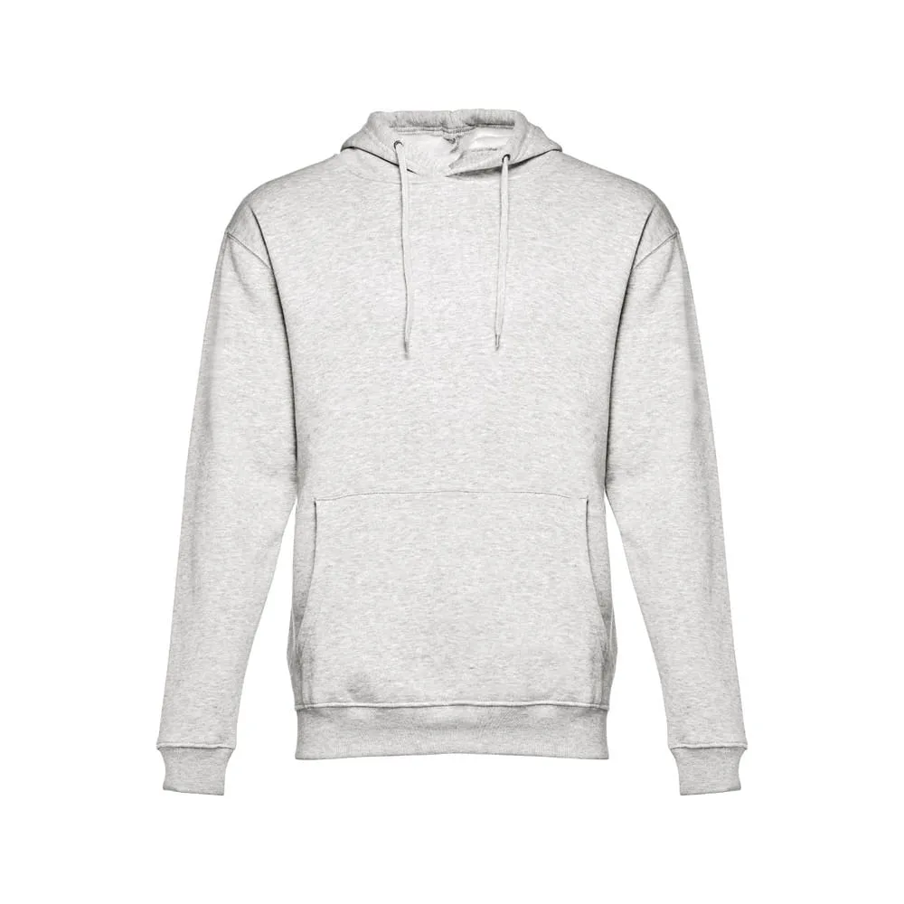 THC PHOENIX. Φούτερ (unisex) με κουκούλα από βαμβάκι και πολυεστέρα - xs, λευκό-μελανζέ - pa_μέγεθος: xs, pa_χρώματα: λευκό-μελανζέ