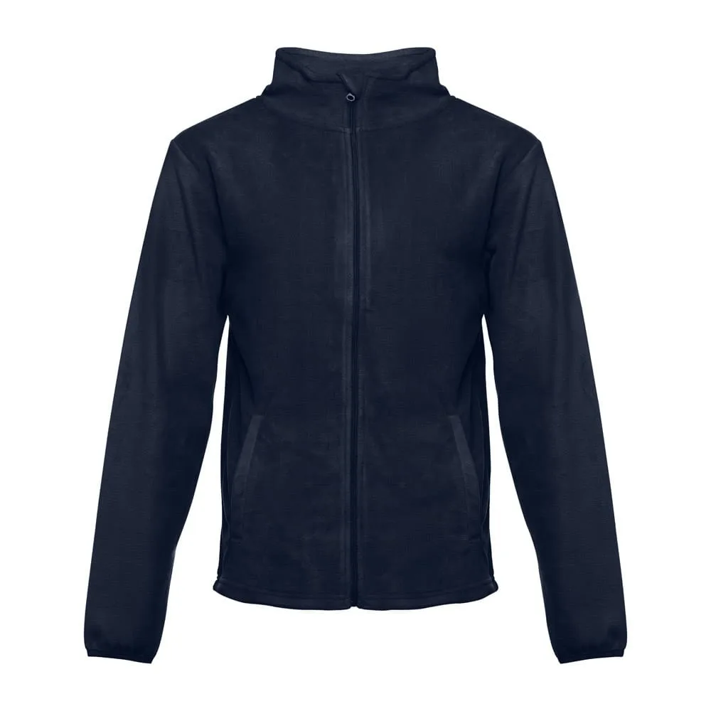 THC HELSINKI. Ανδρικό μπουφάν fleece από πολυεστέρα - m, ναυτικό-μπλε - pa_μέγεθος: m, pa_χρώματα: ναυτικό-μπλε