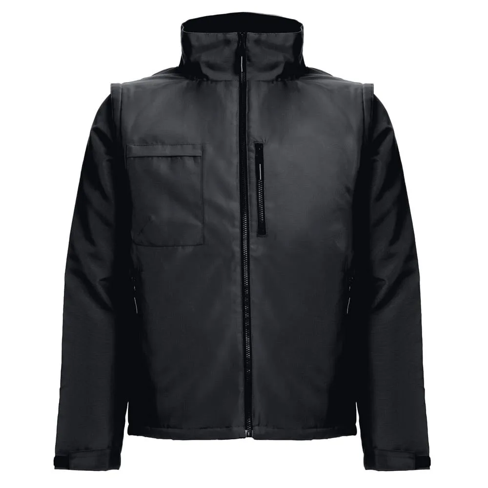 THC ASTANA. Μπουφάν από πολυεστέρα με επένδυση (unisex) - xxl, μαύρο - pa_μέγεθος: xxl, pa_χρώματα: μαύρο