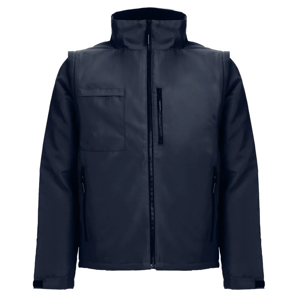 THC ASTANA. Μπουφάν από πολυεστέρα με επένδυση (unisex) - 3xl, ναυτικό-μπλε - pa_μέγεθος: 3xl, pa_χρώματα: ναυτικό-μπλε