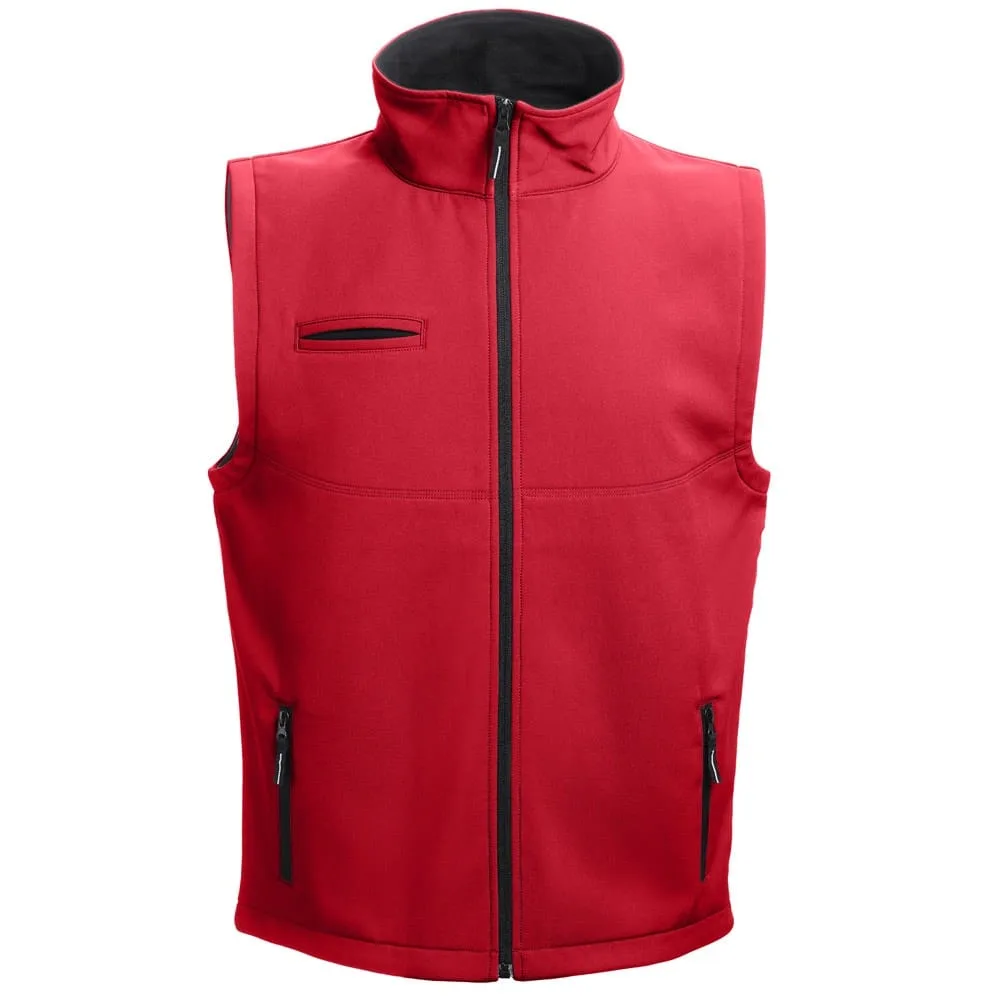 THC BAKU. Γιλέκο Unisex softshell - m, κόκκινο - pa_μέγεθος: m, pa_χρώματα: κόκκινο