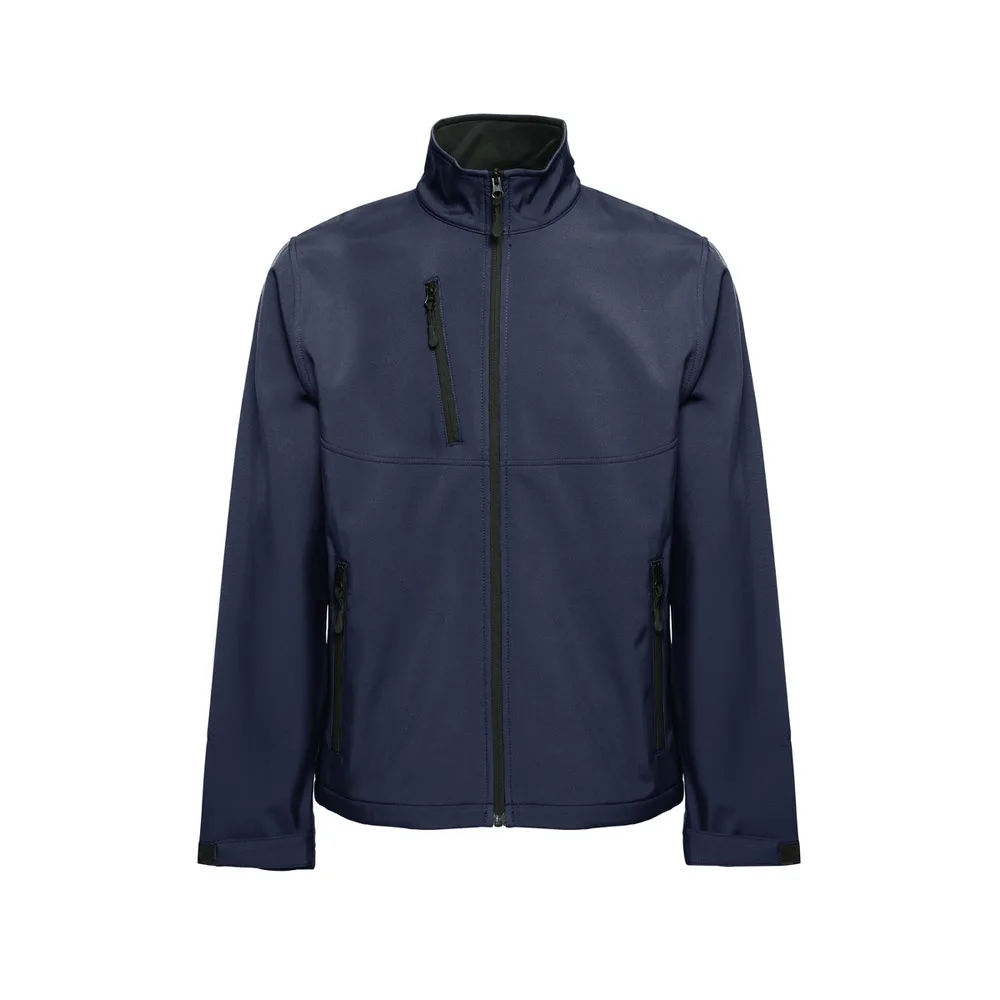 THC EANES. Softshell μπουφάν (unisex) από πολυεστέρα και ελαστάνη - xxl, ναυτικό-μπλε - pa_μέγεθος: xxl, pa_χρώματα: ναυτικό-μπλε