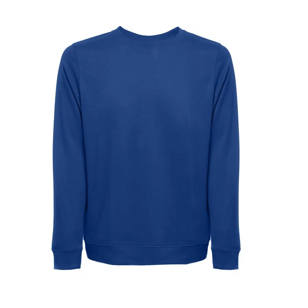THC COLOMBO. Φούτερ (unisex) από ιταλική πετσετέ χωρίς μπλούζα - s, μπλε-ρουά - pa_μέγεθος: s, pa_χρώματα: μπλε-ρουά