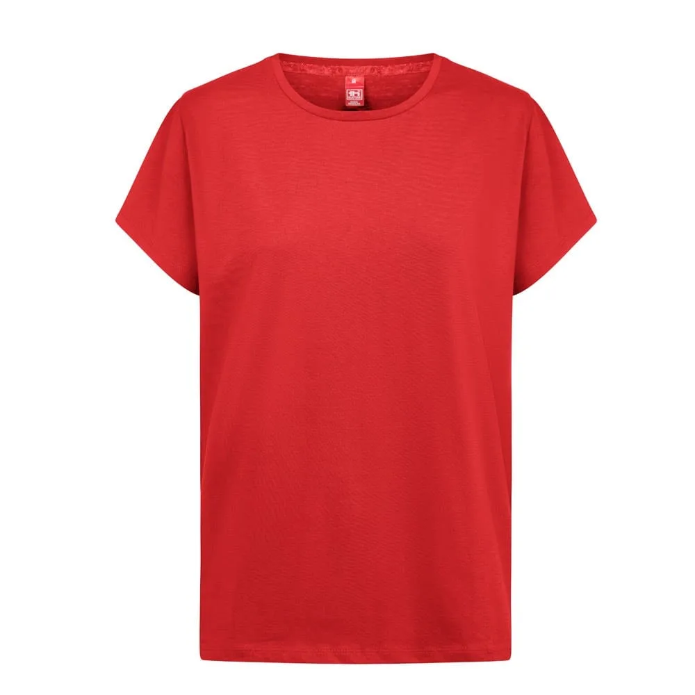 THC SOFIA REGULAR. Μπλουζάκι με κανονικό κόψιμο για γυναίκες - xxl, κόκκινο - pa_μέγεθος: xxl, pa_χρώματα: κόκκινο