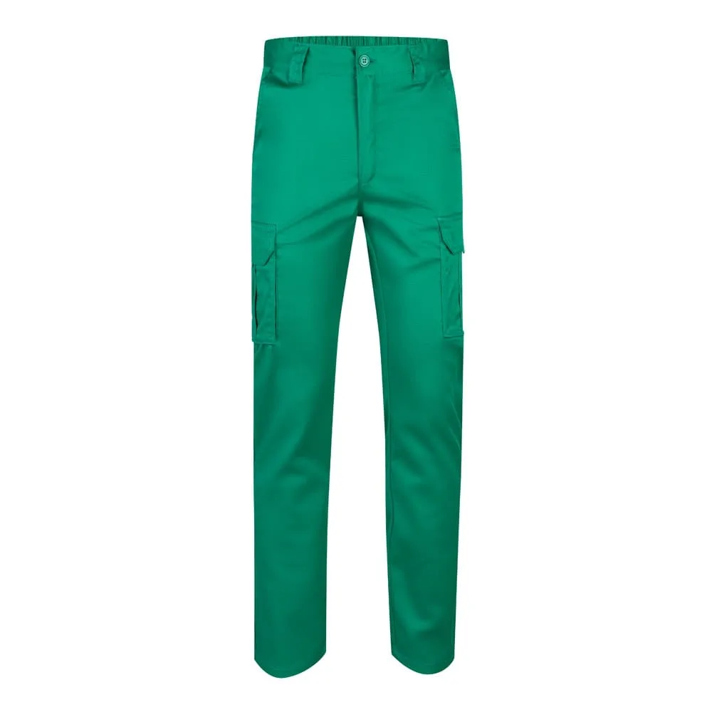 VL LUGH. Παντελόνι stretch με πολλές τσέπες (240g/m²) από βαμβάκι (46%), EME (38%) και πολυεστέρα (16%) - 64, πράσινο - pa_μέγεθος: 64, pa_χρώματα: πράσινο