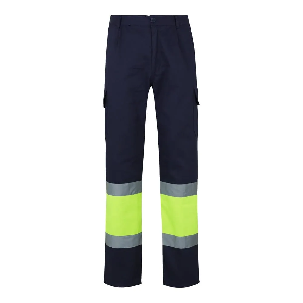 VL POSEIDON. Δίχρωμο παντελόνι twill με πολλές τσέπες (210g/m²), από βαμβάκι (20%) και πολυεστέρα (80%) - s, μπλε - pa_μέγεθος: s, pa_χρώματα: μπλε