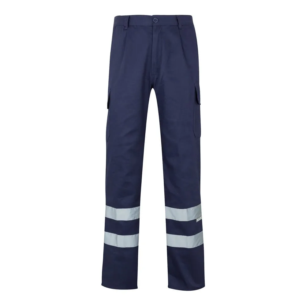 VL ASCLEPIUS. Παντελόνι με πολλαπλές τσέπες από twill (200g/m²), από βαμβάκι (35%) και πολυεστέρα (65%) - l, μπλε - pa_μέγεθος: l, pa_χρώματα: μπλε