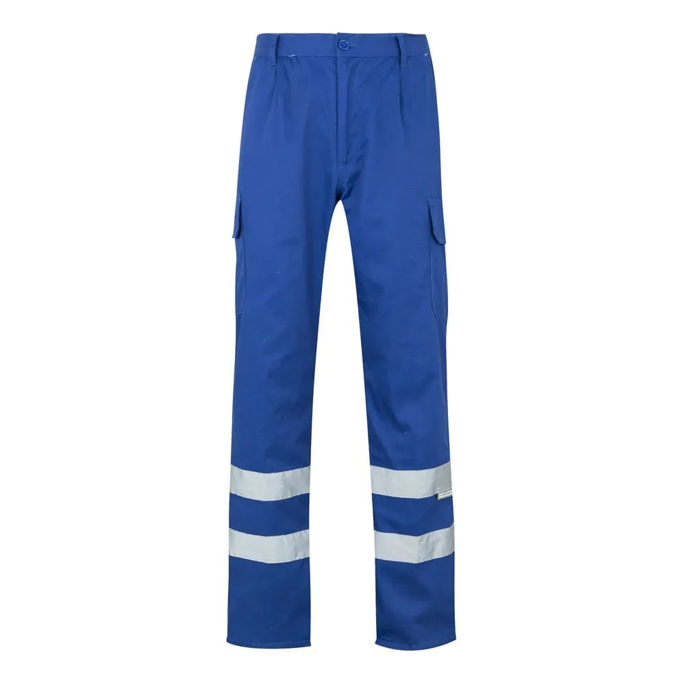 VL ASCLEPIUS. Παντελόνι με πολλαπλές τσέπες από twill (200g/m²), από βαμβάκι (35%) και πολυεστέρα (65%) - m, μπλε-ρουά - pa_μέγεθος: m, pa_χρώματα: μπλε-ρουά