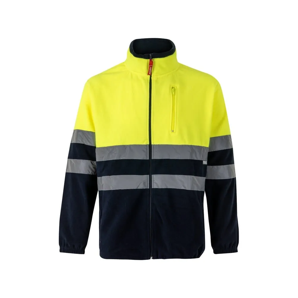 VL EROS. Δίχρωμο fleece μπουφάν (280g/m²), από πολυεστέρα (100%) - m, μπλε - pa_μέγεθος: m, pa_χρώματα: μπλε