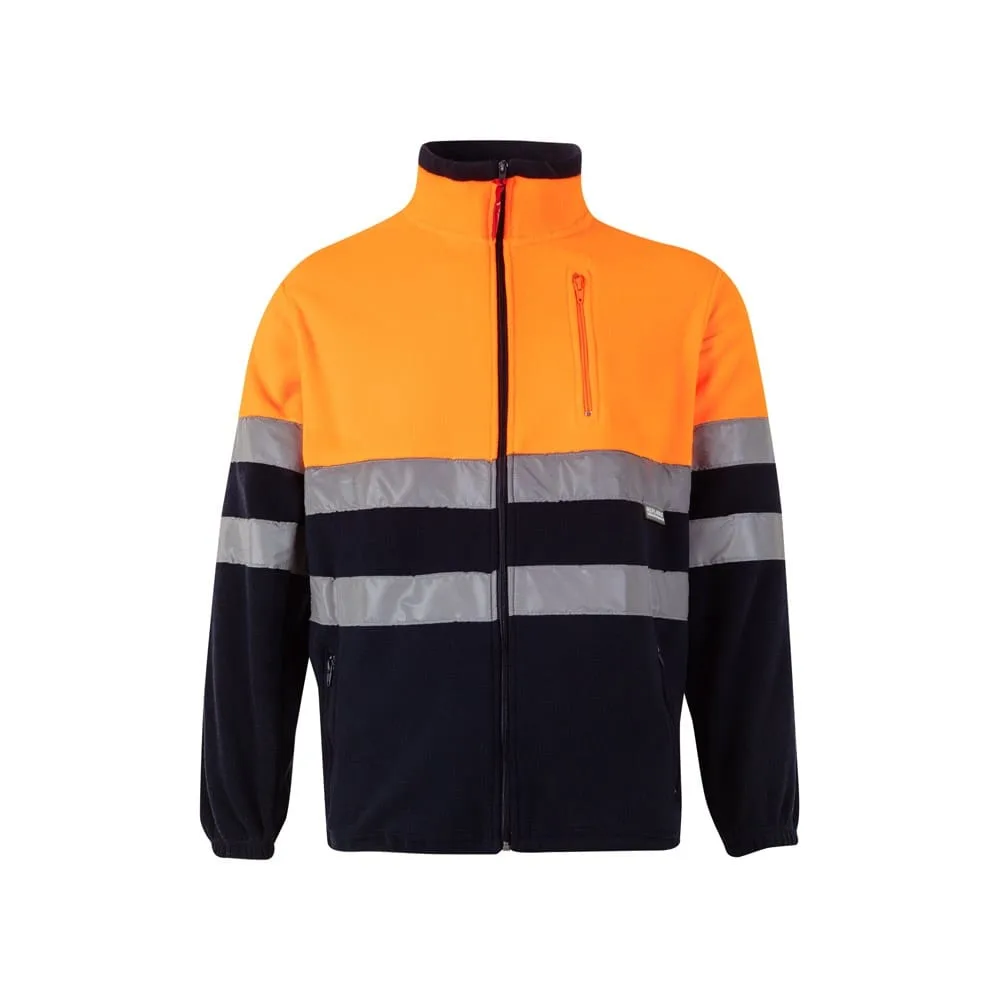 VL EROS. Δίχρωμο fleece μπουφάν (280g/m²), από πολυεστέρα (100%) - xl, μπλε - pa_μέγεθος: xl, pa_χρώματα: μπλε