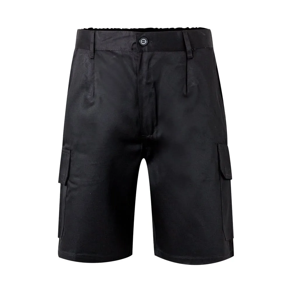 VL CHIONE. Βερμούδα από twill με πολλαπλές τσέπες (200g/m²), από βαμβάκι (35%) και πολυεστέρα (65%) - 46, μαύρο - pa_μέγεθος: 46, pa_χρώματα: μαύρο