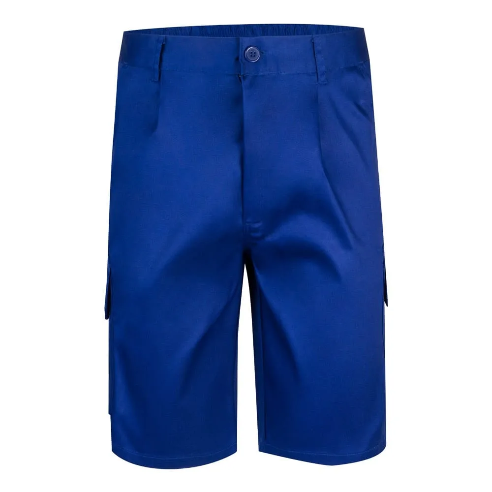 VL CHIONE. Βερμούδα από twill με πολλαπλές τσέπες (200g/m²), από βαμβάκι (35%) και πολυεστέρα (65%) - 58, μπλε-ρουά - pa_μέγεθος: 58, pa_χρώματα: μπλε-ρουά