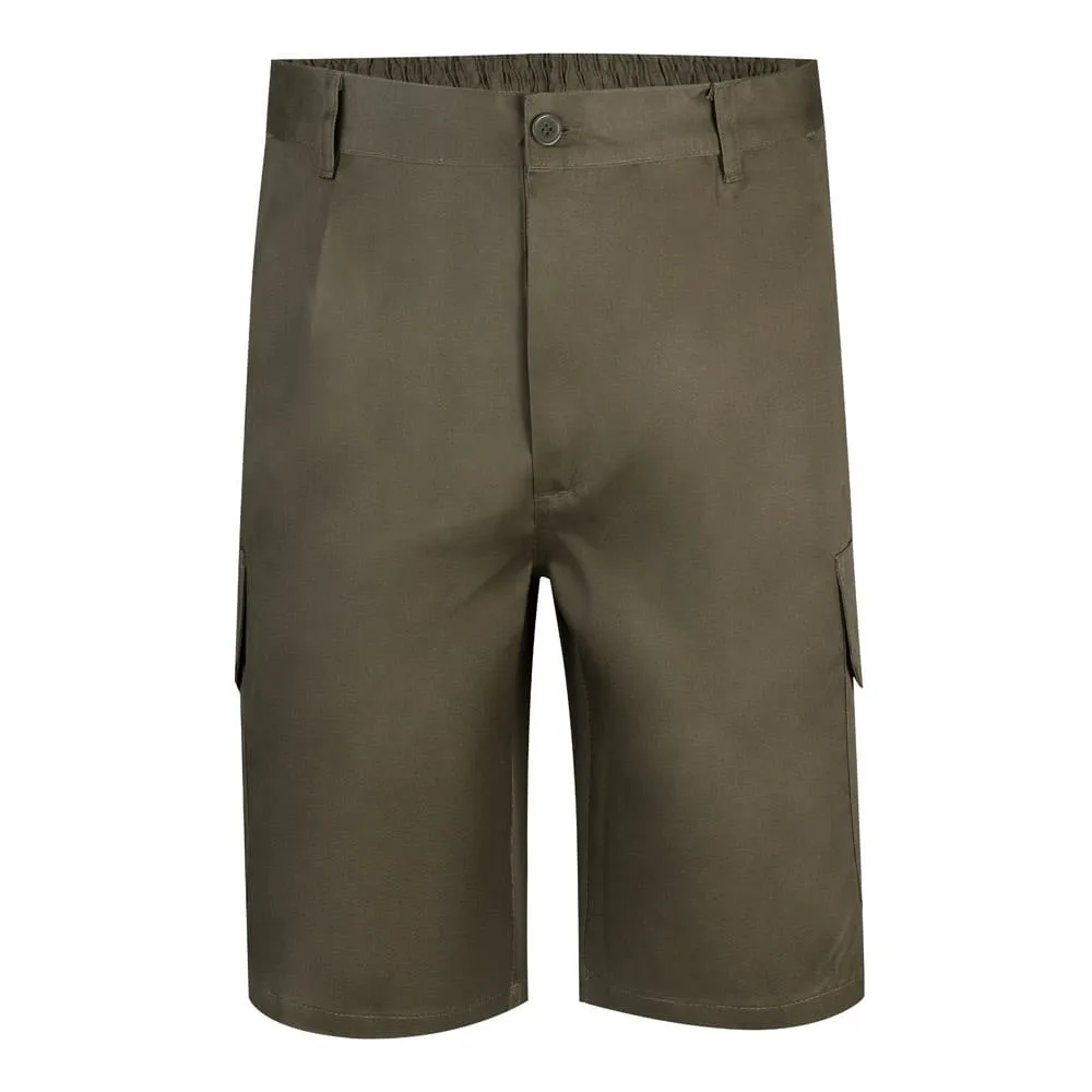 VL CHIONE. Βερμούδα από twill με πολλαπλές τσέπες (200g/m²), από βαμβάκι (35%) και πολυεστέρα (65%) - 36, χακί - pa_μέγεθος: 36, pa_χρώματα: χακί